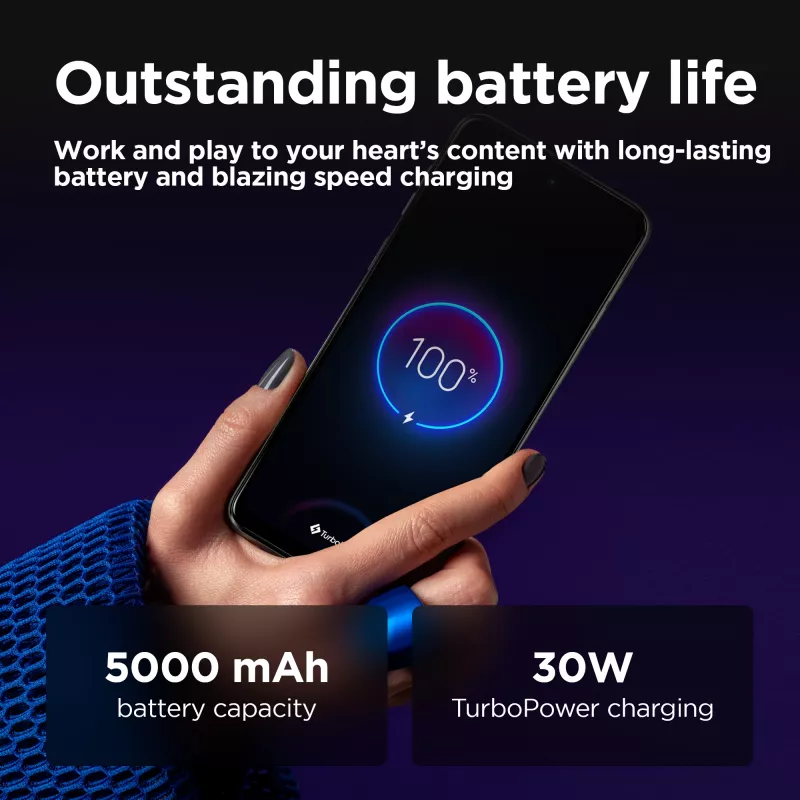 Motorola moto g55 5G 16,5 cm (6,49 colio) dviejų SIM kortelių „Android 14“ USB Type-C 8 GB 256 GB 5000 mAh žalia