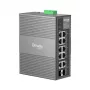 TP-Link Omada 10 prievadų gigabitinis pramoninis lengvai valdomas komutatorius su 6 prievadų PoE+ ir 2 prievadų PoE++