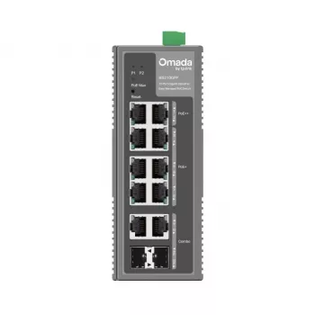 TP-Link Omada 10 prievadų gigabitinis pramoninis lengvai valdomas komutatorius su 6 prievadų PoE+ ir 2 prievadų PoE++