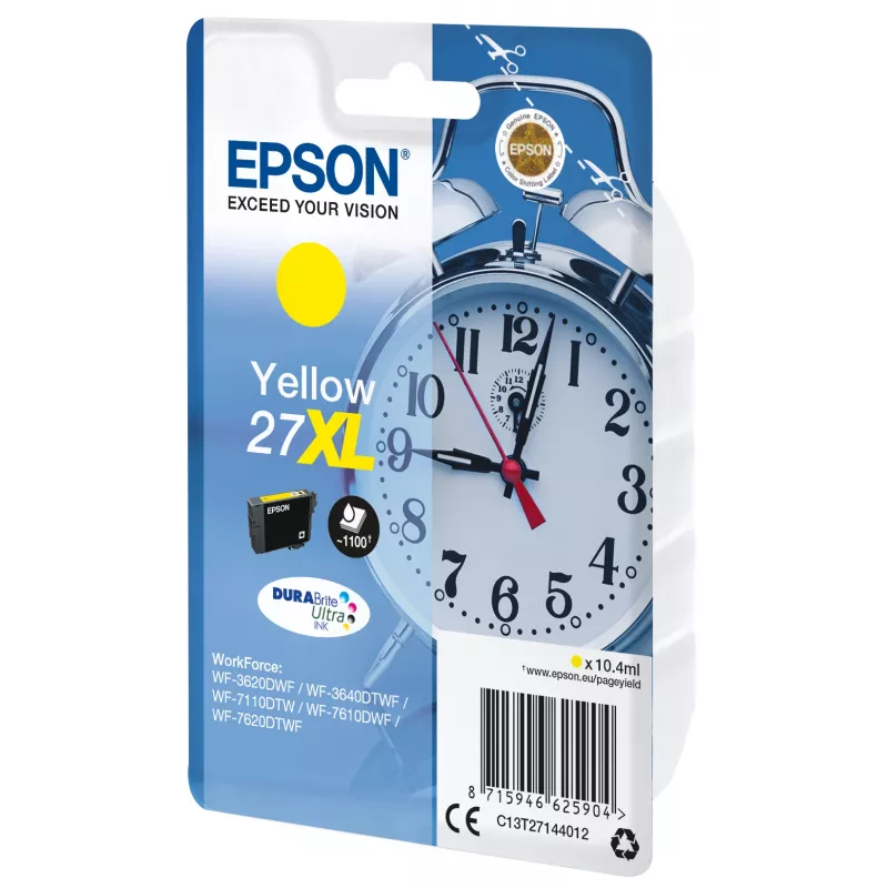 Epson Alarm clock Singlepack Geltona 27XL DURABrite Ultra Ink