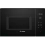 Įmontuojama solo mikrobangų krosnelė Bosch Serie 6 BFL554MB0 – 900 W, 25 L, sukamasis ir jutiklinis valdymas, juoda