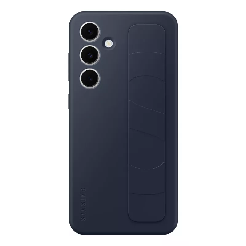 „Samsung Galaxy S24 FE“ stovinčio dangtelio dėklas su rankena