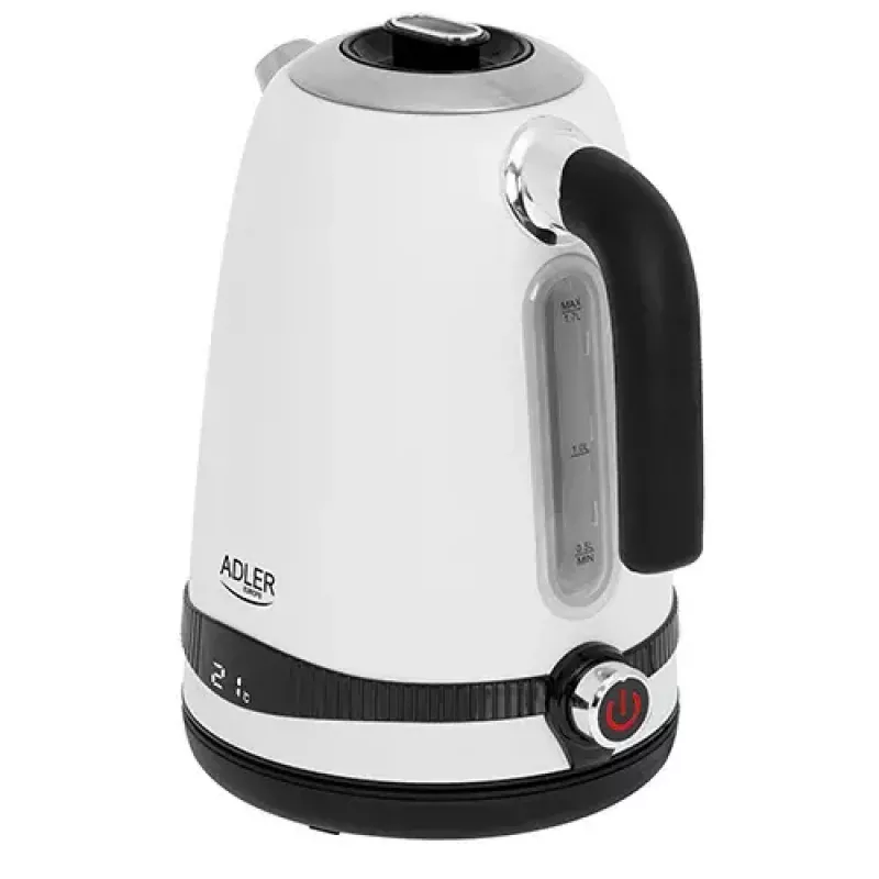 Elektrinis virdulys Adler 1.7 L 2200 W Baltas