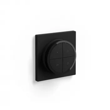 Philips Tap dial jungiklis, belaidis, juodas, laisvai pastatomas/sieninis, IP20, plastikinis, IP20