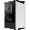 PC korpusas AEROCOOL Bionic Midi Tower White — ATX, grūdintas stiklas, 2x3,5 colio lizdai, 6x2,5 colio, 297 mm GPU, mėlynas LED