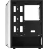 PC korpusas AEROCOOL Bionic Midi Tower White — ATX, grūdintas stiklas, 2x3,5 colio lizdai, 6x2,5 colio, 297 mm GPU, mėlynas LED