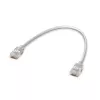 Ethernet komutacinis kabelis UBIQUITI UACC-Cable-Patch-EL 0,3 m Cat6 2,5 Gbps PoE++ baltas