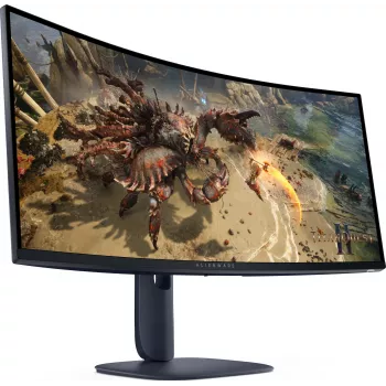 Alienware AW3425DWM kompiuterio monitorius 86,4 cm (34 colių) 3440 x 1440 pikselių „Wide Quad HD“ LCD juodas, mėlynas