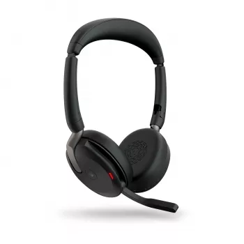 Jabra Evolve2 65 Flex - Link380a MS Stereo, laidinis ir belaidis, 20 - 20000 Hz, biuras/skambučių centras, 136 g, ausinės, juodos
