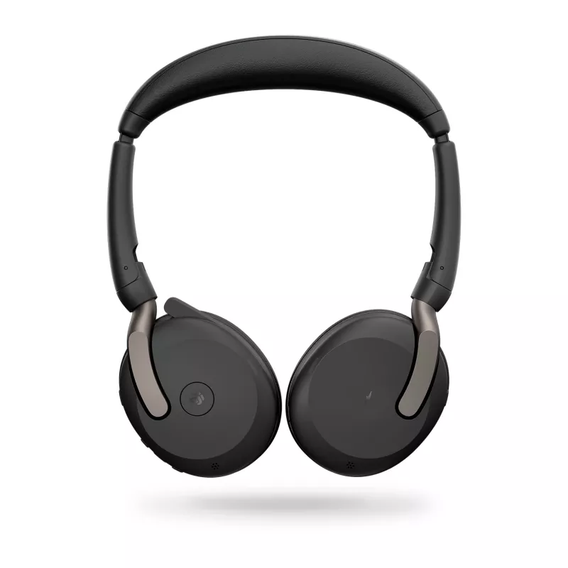 Jabra Evolve2 65 Flex - Link380a MS Stereo, laidinis ir belaidis, 20 - 20000 Hz, biuras/skambučių centras, 136 g, ausinės, juodos