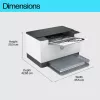 HP LaserJet M207dw spausdintuvas, lazerinis, 600 x 600 DPI, A4, 27 ppm, dvipusis spausdinimas, pilka, balta