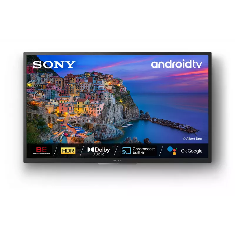 Sony KD32W800P1AEP TV 81.3 cm (32 colių) HD išmanusis televizorius Wi-Fi juodas