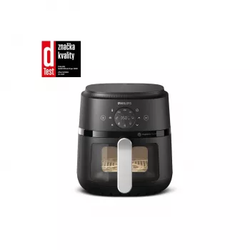Philips 2000 serijos NA221/00 gruzdintuvė Viena 4,2 L Atskira 1500 W Karšto oro gruzdintuvė Juoda, Sidabrinė