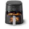 Philips 2000 serijos NA221/00 gruzdintuvė Viena 4,2 L Atskira 1500 W Karšto oro gruzdintuvė Juoda, Sidabrinė