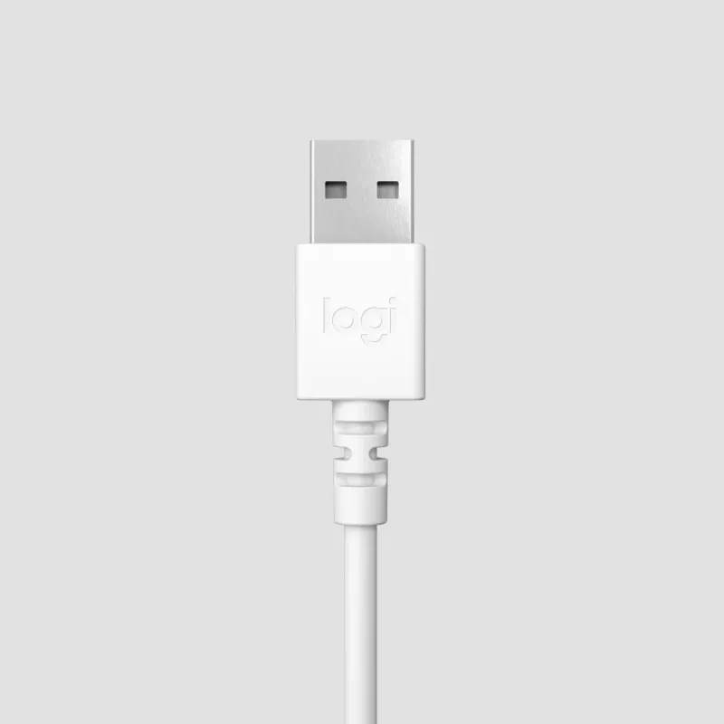 LOGITECH laisvų rankų įranga - H390 - USB-a - Beveik balta