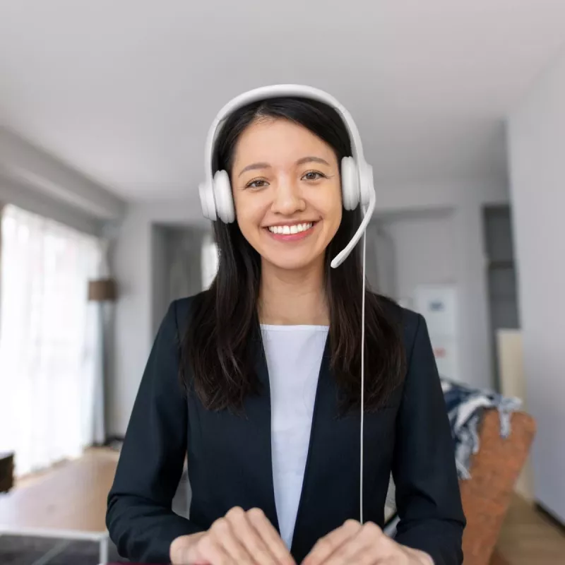 LOGITECH laisvų rankų įranga - H390 - USB-a - Beveik balta