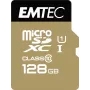 EMTEC Micro SD kortelė SDXC Class 10 Gold + 128GB