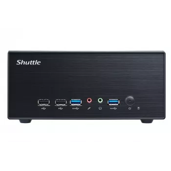 Shuttle XPC slim Barebone XH610G2 - S1700, Intel H610, 1xDP, 2xHDMI, 2 PCIe lizdai (1x 16X ir 1x X1), 2x Intel LAN (1G + 2.5G), 8x USB, 1x 2.5 colio, 3x M.2, 24/7 nuolatinis darbas