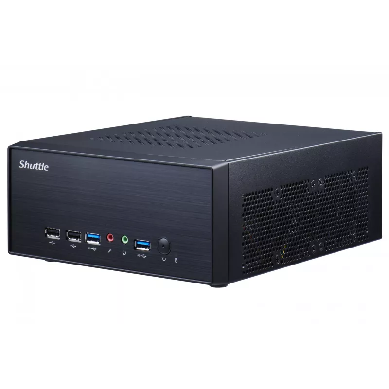 Shuttle XPC slim Barebone XH610G2 - S1700, Intel H610, 1xDP, 2xHDMI, 2 PCIe lizdai (1x 16X ir 1x X1), 2x Intel LAN (1G + 2.5G), 8x USB, 1x 2.5 colio, 3x M.2, 24/7 nuolatinis darbas