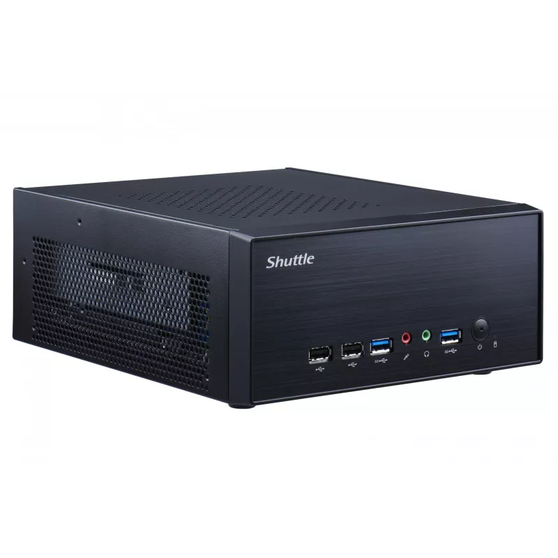 Shuttle XPC slim Barebone XH610G2 - S1700, Intel H610, 1xDP, 2xHDMI, 2 PCIe lizdai (1x 16X ir 1x X1), 2x Intel LAN (1G + 2.5G), 8x USB, 1x 2.5 colio, 3x M.2, 24/7 nuolatinis darbas