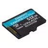 Kingston Technology 512GB microSDXC Canvas Go Plus Gen4 200R A2 U3 viena pakuotė w/o ADP