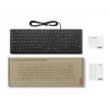 Klaviatūra „Lenovo 4Y41R64681“ pilno dydžio (100%) laidinė USB „Nordic“ juoda – namams/biurui
