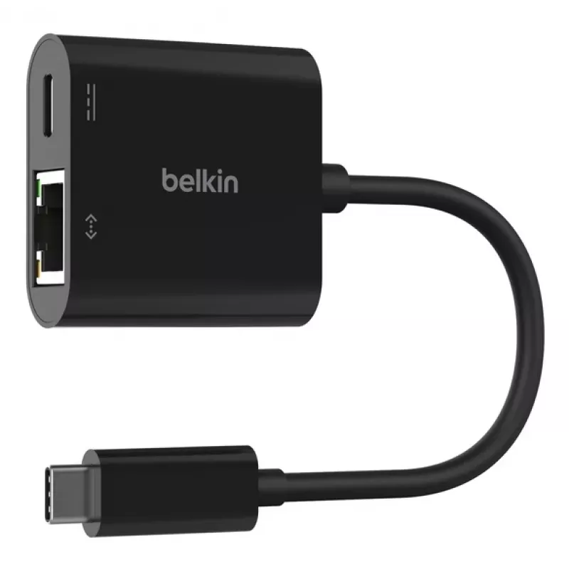 BELKIN USB-C į Ethernet + įkrovimo adapteris 100 W PD