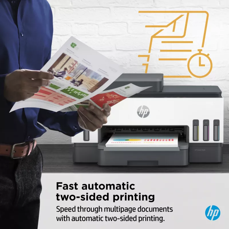 HP Smart Tank 7305 belaidis daugiafunkcinis spalvotas spausdintuvas, dvipusis spausdinimas; kopijavimo aparatas, skaitytuvas