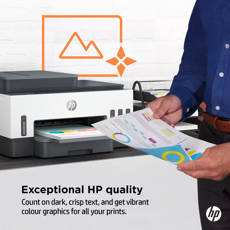 HP Smart Tank 7305 belaidis daugiafunkcinis spalvotas spausdintuvas, dvipusis spausdinimas; kopijavimo aparatas, skaitytuvas