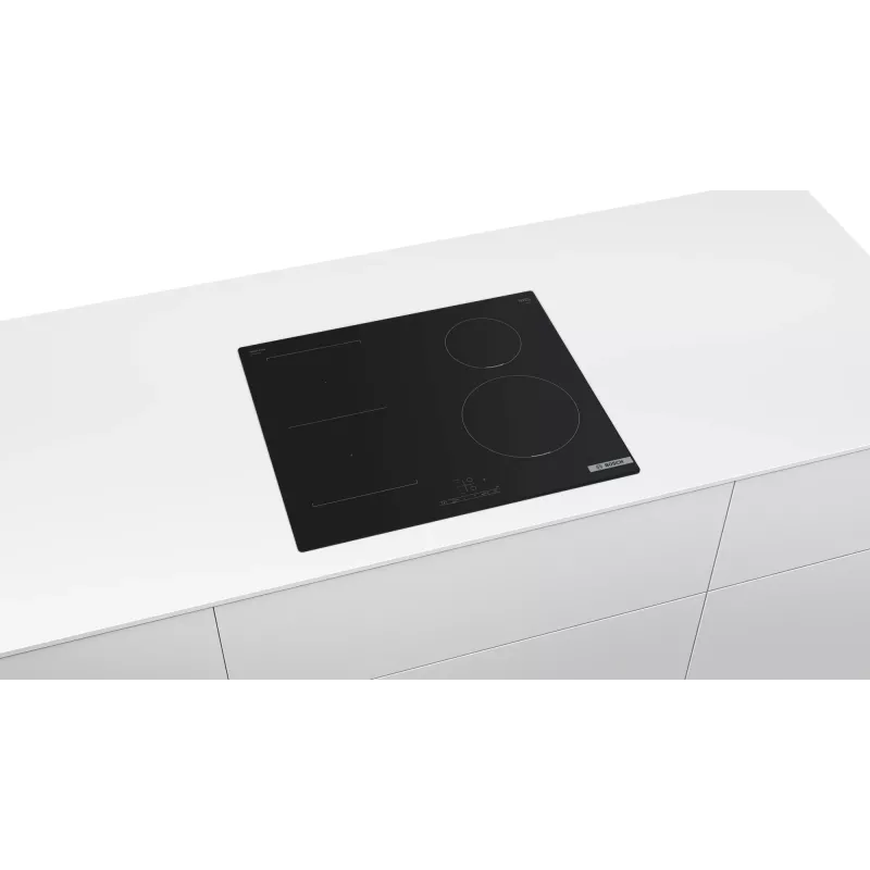Bosch Serie 4 PWP611BB5E kaitlentė Juoda Įmontuojama 60 cm Zonų indukcinė kaitlentė 4 zonos