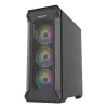 GENESIS Irid 505 ARGB Midi Tower juoda, permatoma