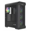 GENESIS Irid 505 ARGB Midi Tower juoda, permatoma