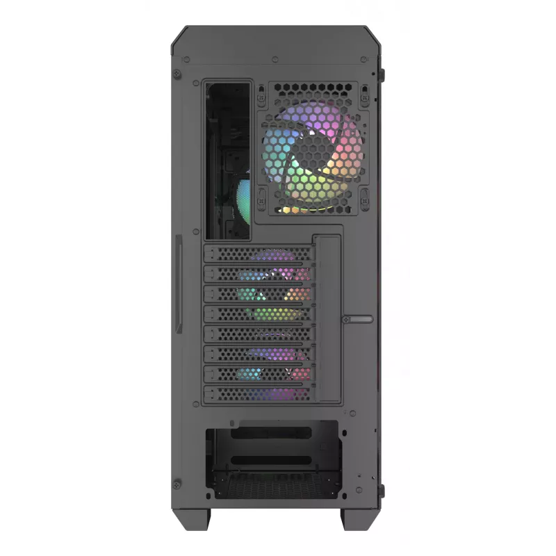 GENESIS Irid 505 ARGB Midi Tower juoda, permatoma