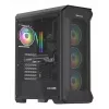 GENESIS Irid 505 ARGB Midi Tower juoda, permatoma