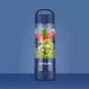 Sportinis trintuvas NUTRIBULLET Portable 0,475 l, maitinamas baterijomis, nerūdijančio plieno peiliukai, Tritan dubuo, tamsiai mėlynas