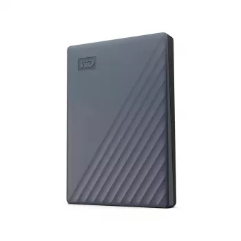 WESTERN DIGITAL Portable Hard Drive - My Passport - 2TB - USB-C/A 3.2 Gen 1 - Pilka