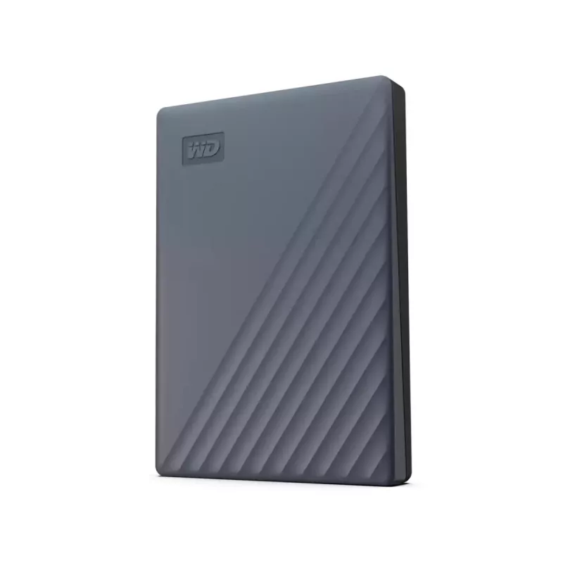 WESTERN DIGITAL Portable Hard Drive - My Passport - 2TB - USB-C/A 3.2 Gen 1 - Pilka