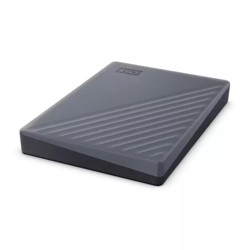 WESTERN DIGITAL Portable Hard Drive - My Passport - 2TB - USB-C/A 3.2 Gen 1 - Pilka