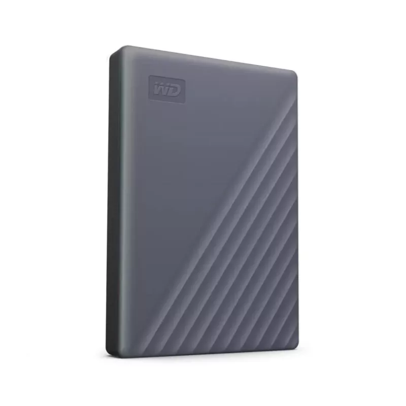WESTERN DIGITAL Portable Hard Drive - My Passport - 2TB - USB-C/A 3.2 Gen 1 - Pilka