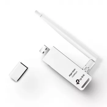 Tinklo plokštė TP-Link TL-WN722N, WLAN 150 Mbit/s, USB, Wi-Fi 4, 2,4 GHz