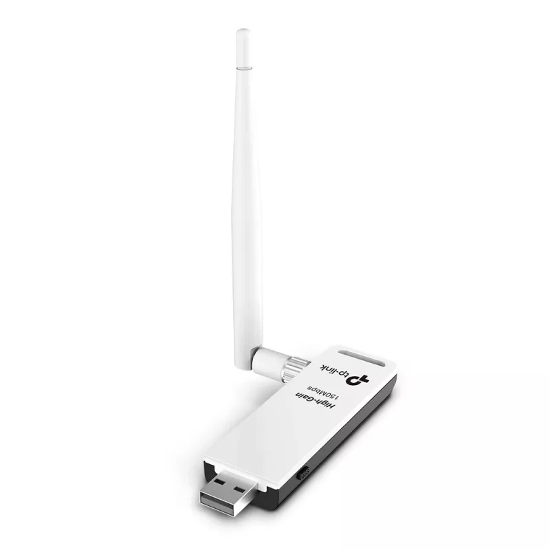 Tinklo plokštė TP-Link TL-WN722N, WLAN 150 Mbit/s, USB, Wi-Fi 4, 2,4 GHz