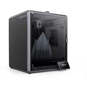 3D spausdintuvas Creality K1 Max — spausdinimo plotas 300×300×300 mm, sluoksnio storis 0.10–0.35 mm, valdymas lietimu, juodas
