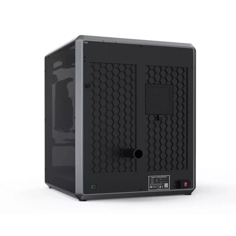3D spausdintuvas Creality K1 Max — spausdinimo plotas 300×300×300 mm, sluoksnio storis 0.10–0.35 mm, valdymas lietimu, juodas