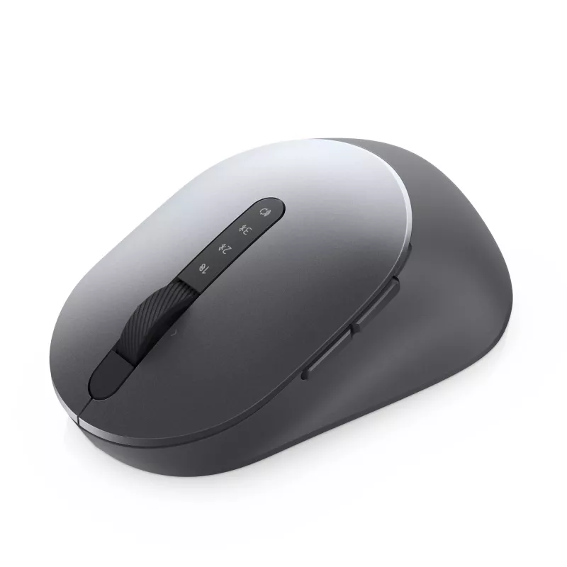 DELL Pro Plus Mouse - MS5320W, dešinei rankai, optinis, RF belaidis + Bluetooth, 1600 DPI, pilka, titano