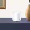 TP-Link AX1800 viso namo „Mesh“ Wi-Fi 6 sistema, balta, vidinė, „Mesh“ maršrutizatorius, maitinimas, FCC