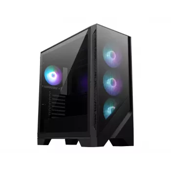 MSI MAG FORGE 321R AIRFLOW kompiuterio korpusas Midi Tower juodas, permatomas