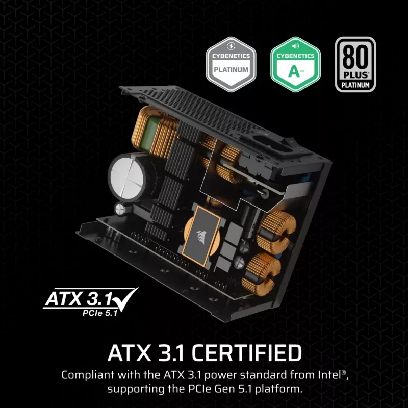 CORSAIR maitinimo blokas - SF serija SF750 pilnai modulinis 80 Plus Platinum SFX