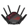 ASUS ROG Rapture GT-BE19000 belaidis maršrutizatorius Multi-Gigabit Ethernet Triju juostų (2,4 GHz / 5 GHz / 6 GHz) Juoda, Raudona