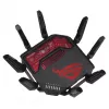 ASUS ROG Rapture GT-BE19000 belaidis maršrutizatorius Multi-Gigabit Ethernet Triju juostų (2,4 GHz / 5 GHz / 6 GHz) Juoda, Raudona