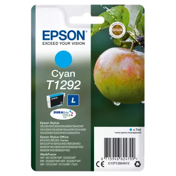 Epson Singlepack Žydra T1292 DURABrite Ultra rašalas, žydra, 7 ml, 1 vnt., 474 puslapiai